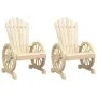 Adirondack Gartensessel 2 Stück aus massivem Tannenholz von , Gartenstühle - Ref: Foro24-365091, Preis: 196,59 €, Rabatt: %