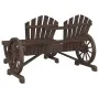 Gartenmöbel-Set 2-teilig aus massivem Tannenholz von , Gartensets - Ref: Foro24-365098, Preis: 266,88 €, Rabatt: %