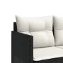 Sun lounger with black synthetic rattan cushions by , Loungers - Ref: Foro24-368326, Price: 192,20 €, Discount: %