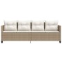 Sonnenliege mit beigen synthetischen Rattankissen von , Liegen - Ref: Foro24-368330, Preis: 219,48 €, Rabatt: %