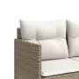 Sonnenliege mit beigen synthetischen Rattankissen von , Liegen - Ref: Foro24-368330, Preis: 212,23 €, Rabatt: %