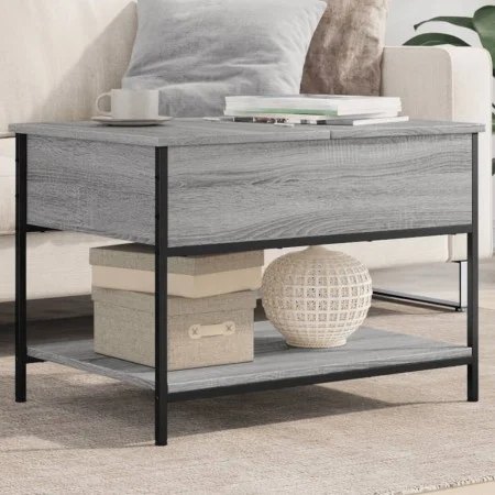 Sonoma Grauer Couchtisch aus grauem Holzwerkstoff 70x50x50 cm von , Couchtisch - Ref: Foro24-845344, Preis: 54,01 €, Rabatt: %