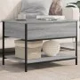Mesa de centro madera ingeniería metal gris Sonoma 70x50x50 cm de , Mesas de centro - Ref: Foro24-845344, Precio: 54,01 €, De...