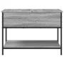Mesa de centro madera ingeniería metal gris Sonoma 70x50x50 cm de , Mesas de centro - Ref: Foro24-845344, Precio: 54,01 €, De...
