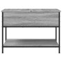 Mesa de centro madera ingeniería metal gris Sonoma 70x50x50 cm de , Mesas de centro - Ref: Foro24-845344, Precio: 54,67 €, De...