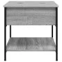 Mesa de centro madera ingeniería metal gris Sonoma 70x50x50 cm de , Mesas de centro - Ref: Foro24-845344, Precio: 54,01 €, De...