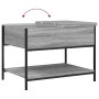 Mesa de centro madera ingeniería metal gris Sonoma 70x50x50 cm de , Mesas de centro - Ref: Foro24-845344, Precio: 54,67 €, De...