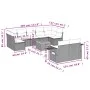 Set mit 10 Gartensofas mit Kissen synthetisches Rattangrau von , Gartensets - Ref: Foro24-3257047, Preis: 611,69 €, Rabatt: %