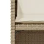 Garden set 3 pieces synthetic rattan chairs and table with beige cushion by , Garden sets - Ref: Foro24-365066, Price: 180,46...