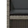Garden chairs and table with cushions 3 pieces gray PE rattan by , Garden sets - Ref: Foro24-365064, Price: 164,85 €, Discoun...