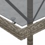 Gartenstühle und Tisch mit Kissen 3 Stück PE Rattangrau von , Gartensets - Ref: Foro24-365064, Preis: 167,62 €, Rabatt: %