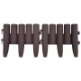 Garden edging 36 units PP brown 10 m by , Garden edging and edging - Ref: Foro24-48620, Price: 52,47 €, Discount: %