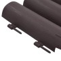 Garden edging 36 units PP brown 10 m by , Garden edging and edging - Ref: Foro24-48620, Price: 52,47 €, Discount: %