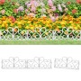 Garden edging 17 units PP white 10 m by , Garden edging and edging - Ref: Foro24-318300, Price: 40,70 €, Discount: %