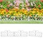 Garden edging 17 units PP white 10 m by , Garden edging and edging - Ref: Foro24-318300, Price: 40,10 €, Discount: %