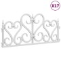 Garden edging 17 units PP white 10 m by , Garden edging and edging - Ref: Foro24-318300, Price: 40,70 €, Discount: %