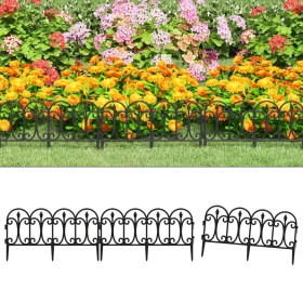 Garteneinfassung 17 Einheiten PP schwarz 10 m von , Garteneinfassung und Einfassung - Ref: Foro24-318293, Preis: 51,10 €, Rab...