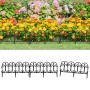 Garden edging 17 units PP black 10 m by , Garden edging and edging - Ref: Foro24-318293, Price: 51,10 €, Discount: %