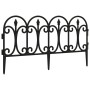 Garden edging 17 units PP black 10 m by , Garden edging and edging - Ref: Foro24-318293, Price: 51,10 €, Discount: %