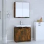 Badezimmermöbel-Set, 2-teilig, Holzwerkstoff, geräucherte Eiche von , Badezimmermöbel - Ref: Foro24-3115865, Preis: 104,82 €,...