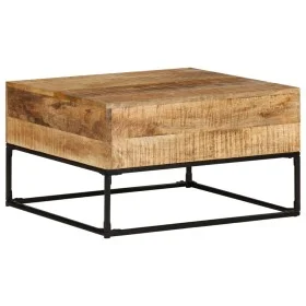 Couchtisch aus rauem Mangoholz, 68 x 68 x 41 cm von , Couchtisch - Ref: Foro24-320817, Preis: 151,96 €, Rabatt: %