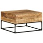 Couchtisch aus rauem Mangoholz, 68 x 68 x 41 cm von , Couchtisch - Ref: Foro24-320817, Preis: 153,74 €, Rabatt: %