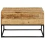 Couchtisch aus rauem Mangoholz, 68 x 68 x 41 cm von , Couchtisch - Ref: Foro24-320817, Preis: 151,96 €, Rabatt: %