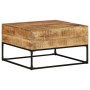 Couchtisch aus rauem Mangoholz, 68 x 68 x 41 cm von , Couchtisch - Ref: Foro24-320817, Preis: 153,74 €, Rabatt: %