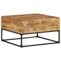 Couchtisch aus rauem Mangoholz, 68 x 68 x 41 cm von , Couchtisch - Ref: Foro24-320817, Preis: 151,96 €, Rabatt: %