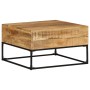 Couchtisch aus rauem Mangoholz, 68 x 68 x 41 cm von , Couchtisch - Ref: Foro24-320817, Preis: 153,74 €, Rabatt: %