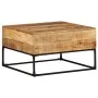 Couchtisch aus rauem Mangoholz, 68 x 68 x 41 cm von , Couchtisch - Ref: Foro24-320817, Preis: 151,96 €, Rabatt: %