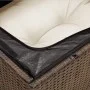 Garden corner sofa with brown synthetic rattan cushions by , Outdoor sofas - Ref: Foro24-366216, Price: 91,61 €, Discount: %