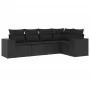 5-teiliges Gartenmöbel-Set und schwarze synthetische Rattankissen von , Gartensets - Ref: Foro24-3254862, Preis: 367,07 €, Ra...