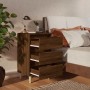 Mesita de noche patas madera maciza marrón roble 40x35x69 cm de vidaXL, Mesitas de noche - Ref: Foro24-813138, Precio: 53,14 ...
