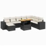 8-piece garden sofa set and black synthetic rattan cushions by , Garden sets - Ref: Foro24-3275961, Price: 545,23 €, Discount: %