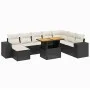 8-piece garden sofa set and black synthetic rattan cushions by , Garden sets - Ref: Foro24-3275961, Price: 564,78 €, Discount: %