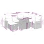 8-piece garden sofa set and black synthetic rattan cushions by , Garden sets - Ref: Foro24-3276157, Price: 499,35 €, Discount: %