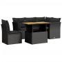 5-teiliges Gartenmöbel-Set und schwarze synthetische Rattankissen von , Gartensets - Ref: Foro24-3270831, Preis: 420,10 €, Ra...