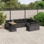 Set de sofás de jardín 10 pzas cojines ratán sintético negro de , Conjuntos de jardín - Ref: Foro24-3271475, Precio: 660,73 €...