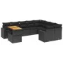 Garden sofa set 10 pieces with black synthetic rattan cushions by , Garden sets - Ref: Foro24-3271475, Price: 660,61 €, Disco...