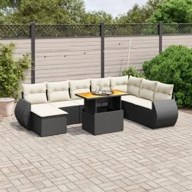 8-piece garden sofa set and black synthetic rattan cushions by , Garden sets - Ref: Foro24-3272330, Price: 564,66 €, Discount: %