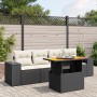 5-teiliges Gartenmöbel-Set und schwarze synthetische Rattankissen von , Gartensets - Ref: Foro24-3272512, Preis: 339,03 €, Ra...