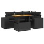 5-teiliges Gartenmöbel-Set und schwarze synthetische Rattankissen von , Gartensets - Ref: Foro24-3272616, Preis: 408,64 €, Ra...