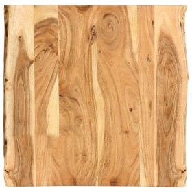 Superficie de mesa de madera maciza de acacia 58x(50-60)x2,5 cm