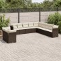 Garden sofa set 11 pieces with brown synthetic rattan cushions by , Garden sets - Ref: Foro24-3249722, Price: 759,92 €, Disco...