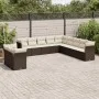 Gartensofa-Set 11-teilig mit braunen synthetischen Rattankissen von , Gartensets - Ref: Foro24-3249722, Preis: 751,30 €, Raba...