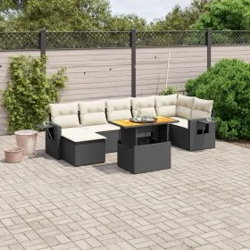 8-piece garden sofa set and black synthetic rattan cushions by , Garden sets - Ref: Foro24-3271861, Price: 506,93 €, Discount: %