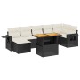 8-piece garden sofa set and black synthetic rattan cushions by , Garden sets - Ref: Foro24-3271861, Price: 474,31 €, Discount: %