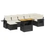 8-piece garden sofa set and black synthetic rattan cushions by , Garden sets - Ref: Foro24-3271861, Price: 506,93 €, Discount: %