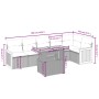 Set de comedor de jardín 7 pzas y cojines ratán sintético negro de , Conjuntos de jardín - Ref: Foro24-3273968, Precio: 433,4...